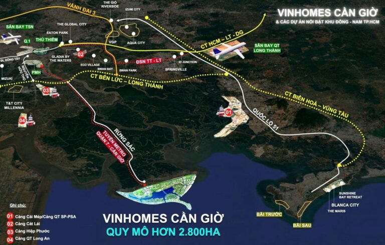 Vinhomes Green Paradise Cần Giờ - Kết nối giao thông thuận tiện tại TP.HCM